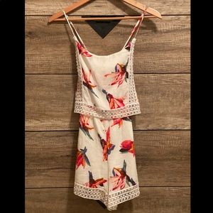 NWOT Abercrombie & Fitch Small Flower Romper